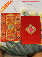 Watermarked - Red designer wedding invitation FT 11