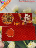 Badged - Red wedding invitation Card For Marriage FT 20