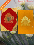 Red & Yellow designer wedding invitation FT 07
