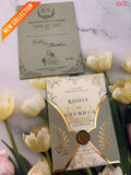 Royal Sage & Gold Crest Wedding Invitation Set with Wax Seal