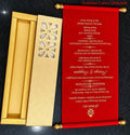 Scroll Wedding Invitation Card for Marriage FWA 01