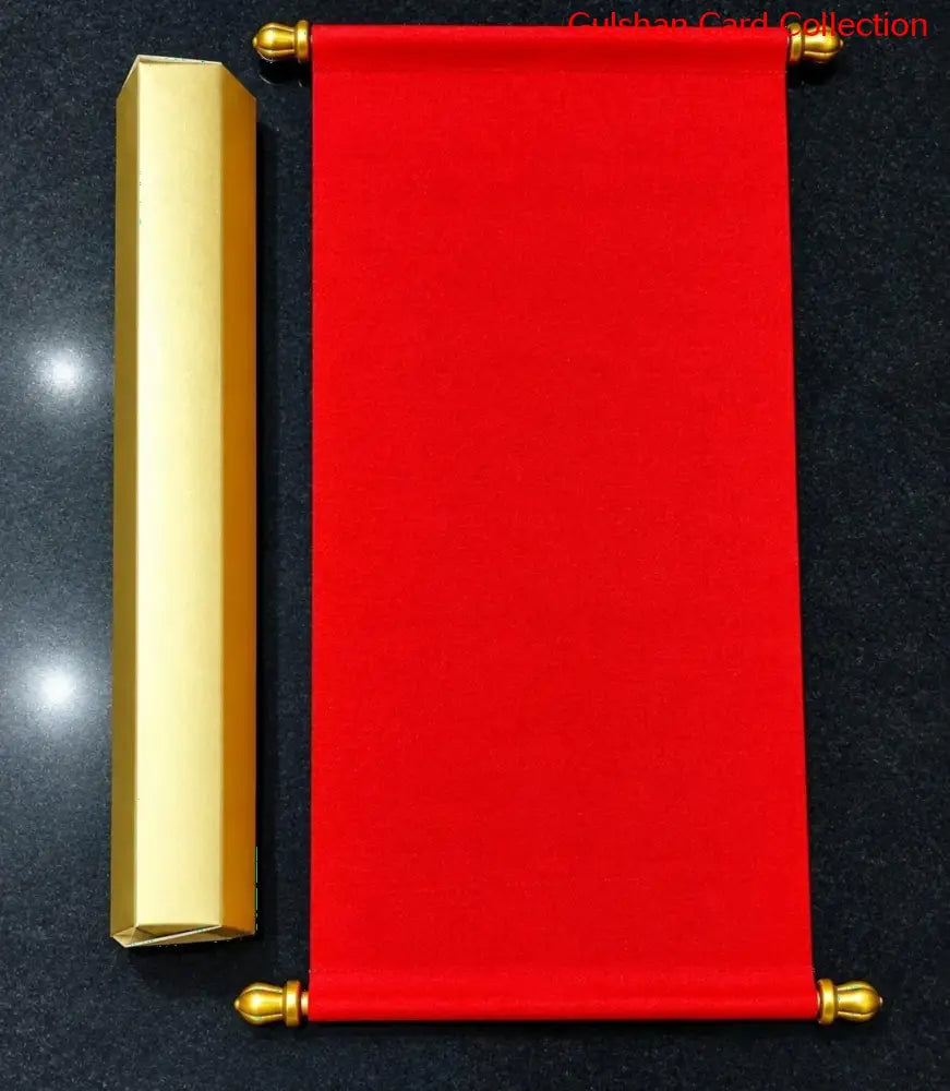 Scroll Wedding Invitation Card for Marriage FWA 04