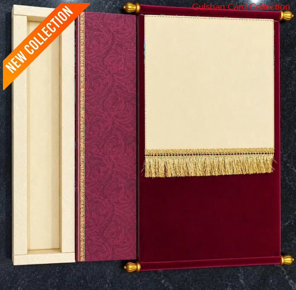 Scroll Wedding Invitation Card for Marriage FWA 05