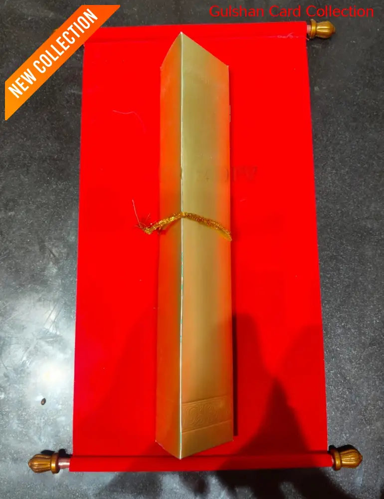 Scroll Wedding Invitation Card for Marriage FWA 14