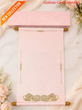 Scroll Wedding Invitation Card for Marriage FWA 19