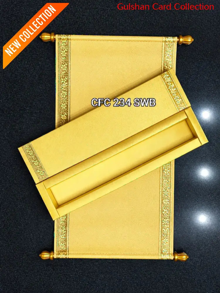 Scroll Wedding Invitation Card for Marriage FWA 21