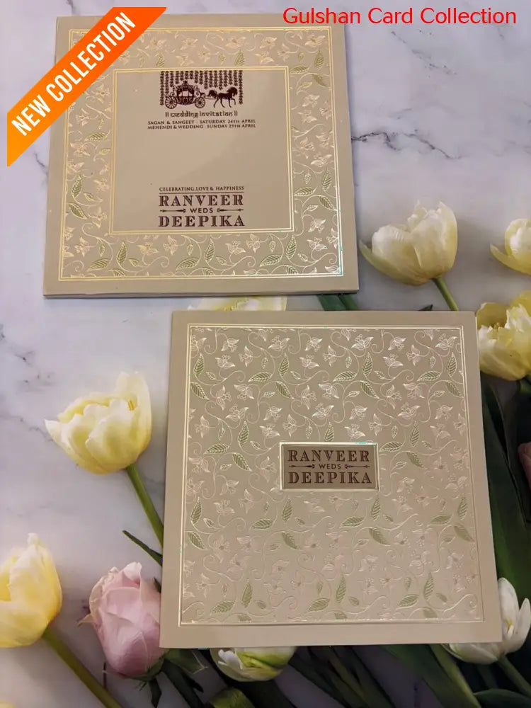 Semibox Designer Wedding Invitation Card for Marriage RD 575
