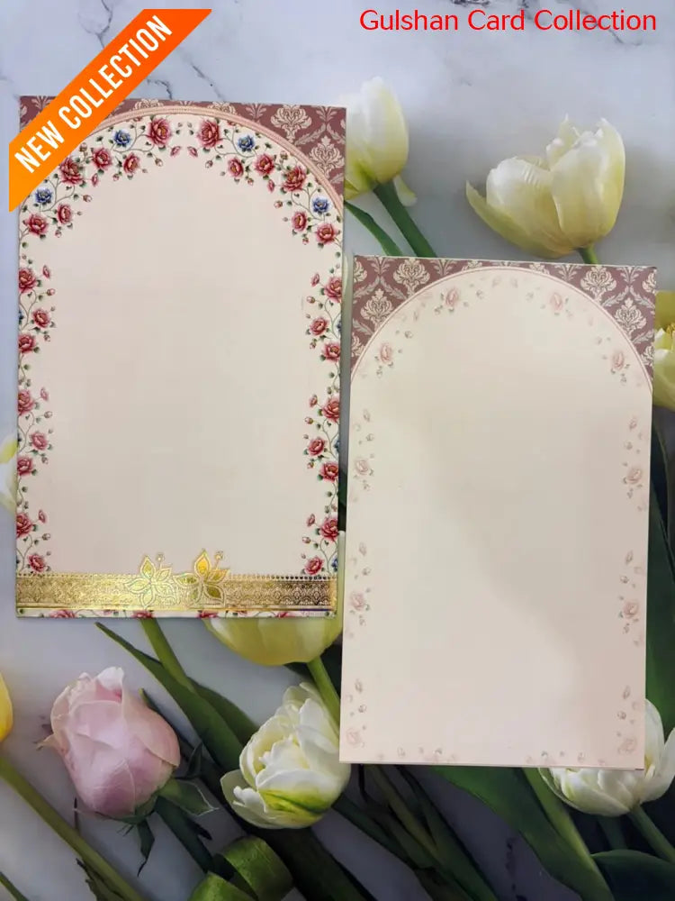 Single Card wedding invitation Card For Marriage SD 2852