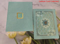 Sky Blue Wedding Invitation Card for Marriage SG 04