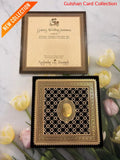 Velvet Hardboard Designer Wedding Invitation Card for Marriage RD 1952
