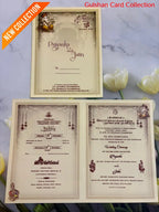 Window cut designer wedding invitation SD B-46.
