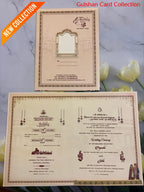 Window cut designer wedding invitation SD E-07.