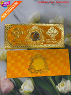 Badged - Yellow wedding invitation Card For Marriage FT 22